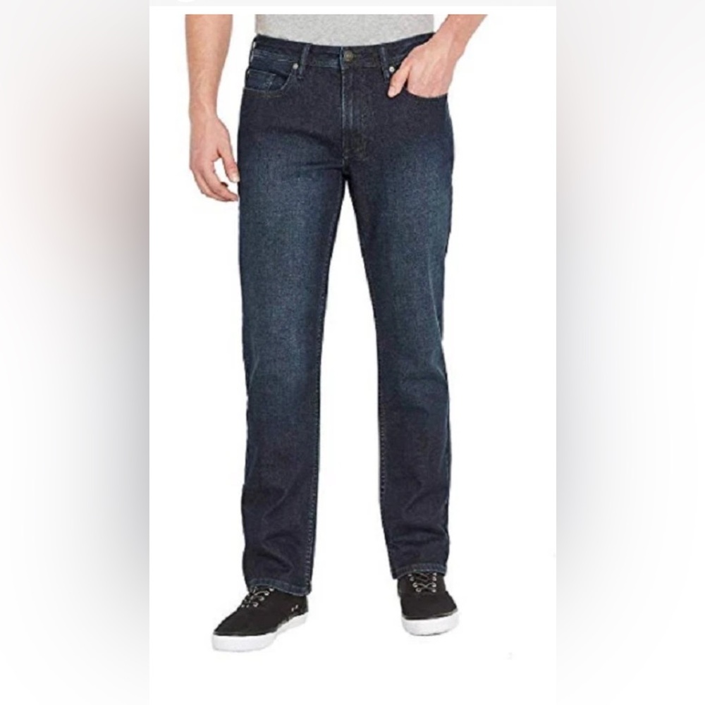 Buffalo David Bitton Dark Blue Straight Jeans